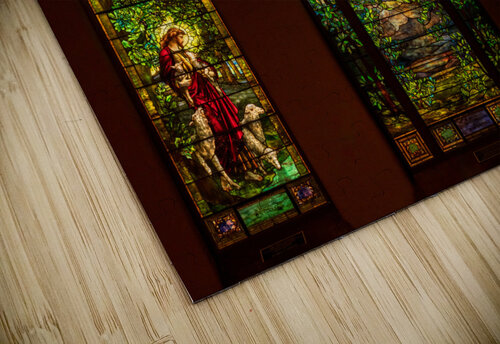 Three beautiful Tiffany stained glass windows from 1896 Steve Heap puzzle