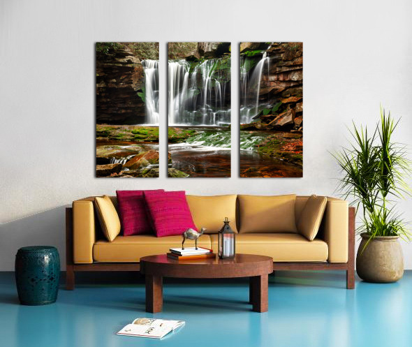 Elakala Falls in West Virginia Split Canvas print