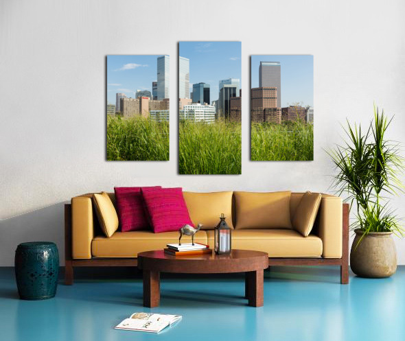 View of downtown buildings in Denver Canvas print