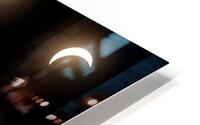 Composite of the stages of 2024 solar eclipse Impression metal HD