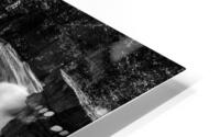 Black and White Waterfall on Deckers Creek HD Metal print