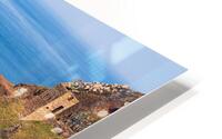 Long duration image of the ruins at Botallack tin mine HD Metal print
