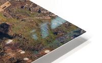 Long duration image of the ruins at Botallack tin mine HD Metal print