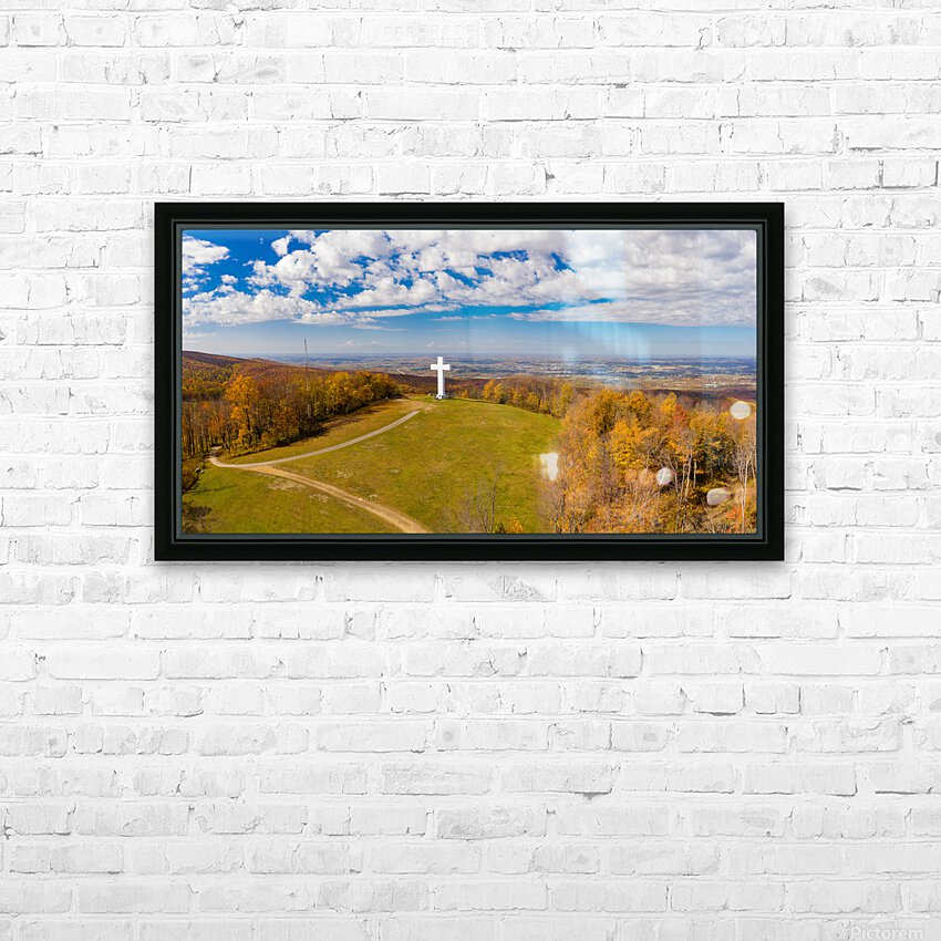 Great Cross of Christ in Jumonville near Uniontown Pennsylvania HD Sublimation Metal print with Decorating Float Frame (BOX)
