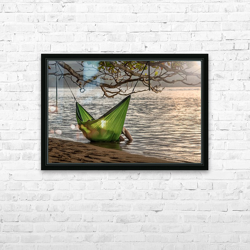 Just Chilling on Kauai HD Sublimation Metal print with Decorating Float Frame (BOX)