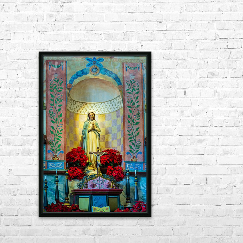 La Purisima Conception mission CA HD Sublimation Metal print with Decorating Float Frame (BOX)