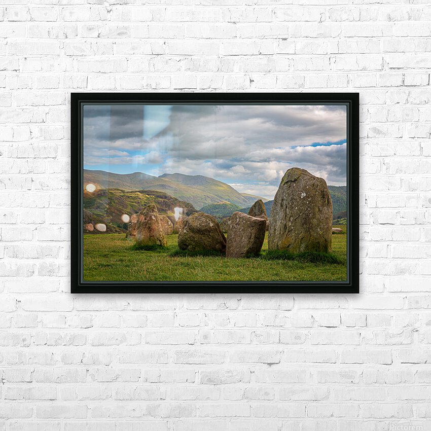 Castlerigg Stone Circle near Keswick HD Sublimation Metal print with Decorating Float Frame (BOX)