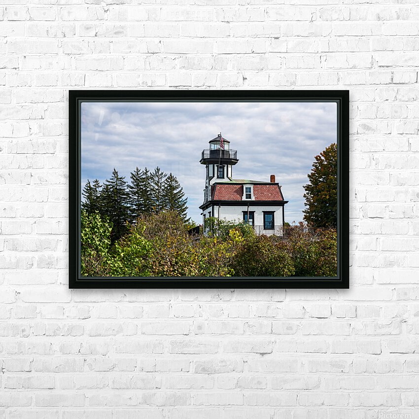 Old Colchester Reef lighthouse in Shelburne HD Sublimation Metal print with Decorating Float Frame (BOX)