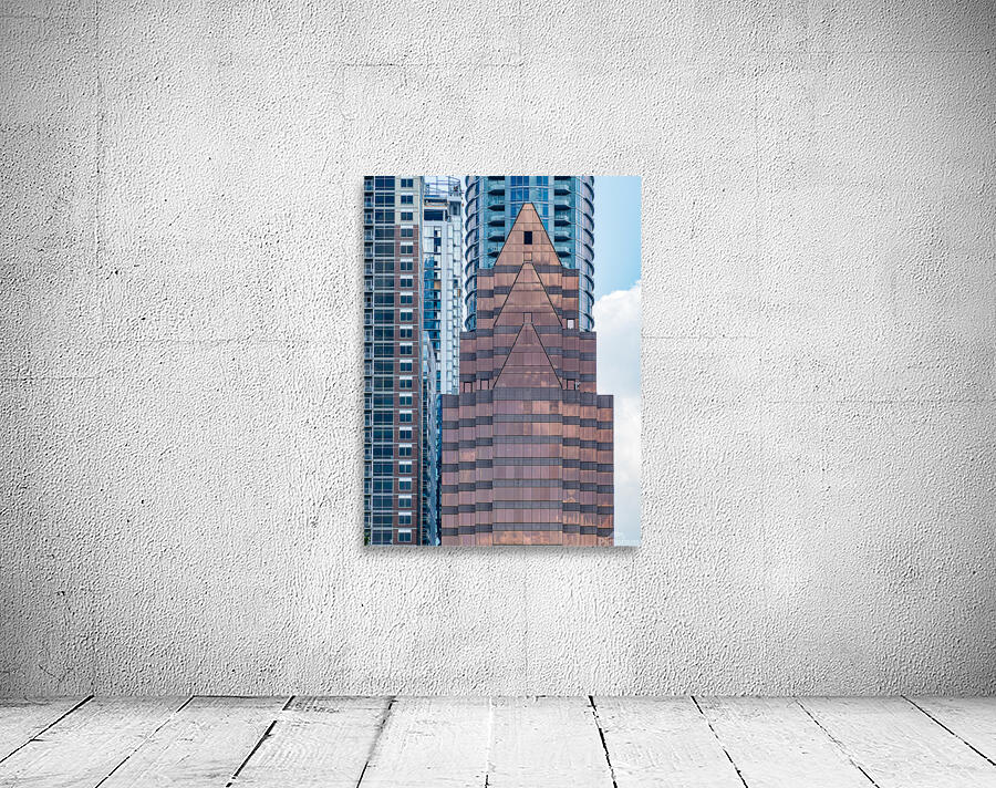 Abstract pattern of Austin Texas from South Congress bridge Wall Preview