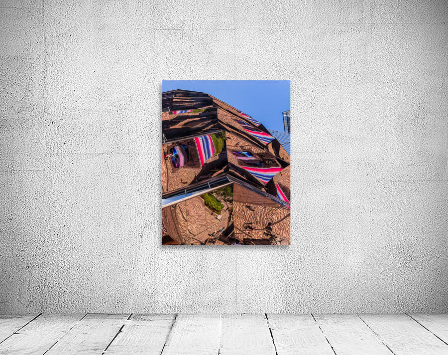 Reflective surface of the Vessel with photographer below Wall Preview