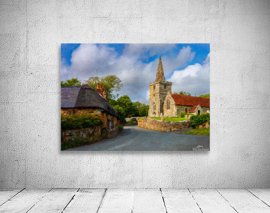 St Peters Church in Shorwell on the Isle of Wight  Wall Preview