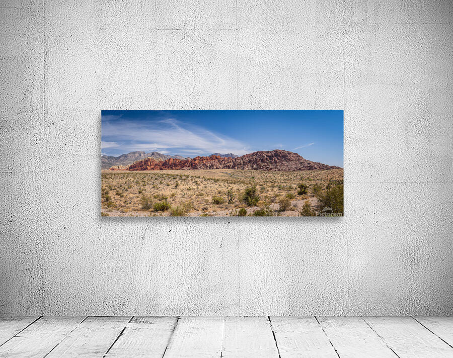 Majestic red rock formations in Red Rock Canyon Nevada from sce Wall Preview