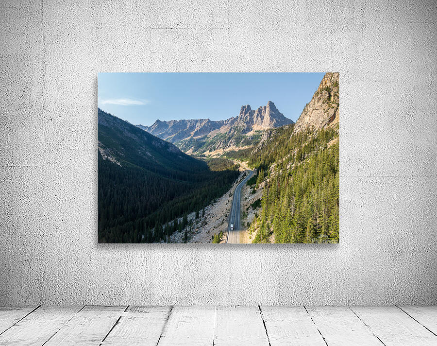 View of the North Cascades Highway looking towards the Washingto Wall Preview