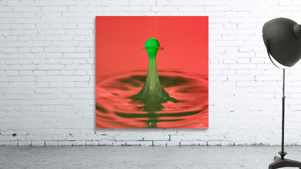 Water droplet collision - coating by Steve Heap