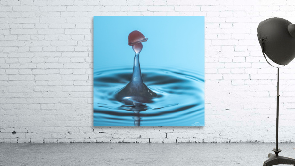 Water droplet collision - soldier by Steve Heap