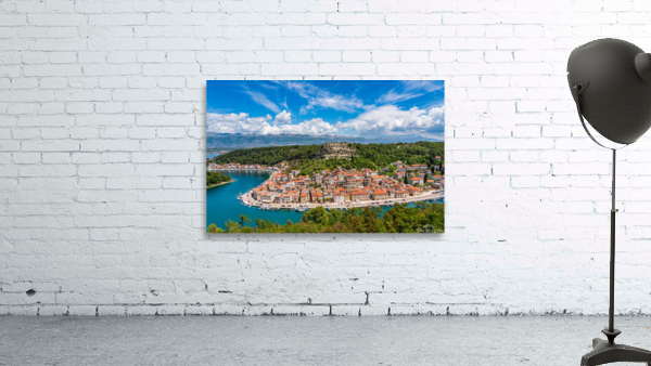 Picturesque small riverside town of Novigrad in Croatia by Steve Heap