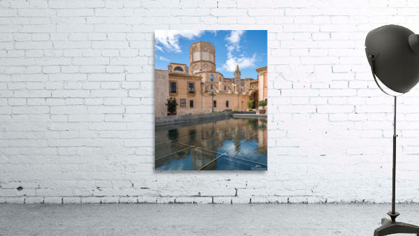 Reflection of Cathedral and Basilica Valencia by Steve Heap