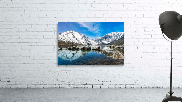 Reflections in Convict Lake in Sierra Nevadas