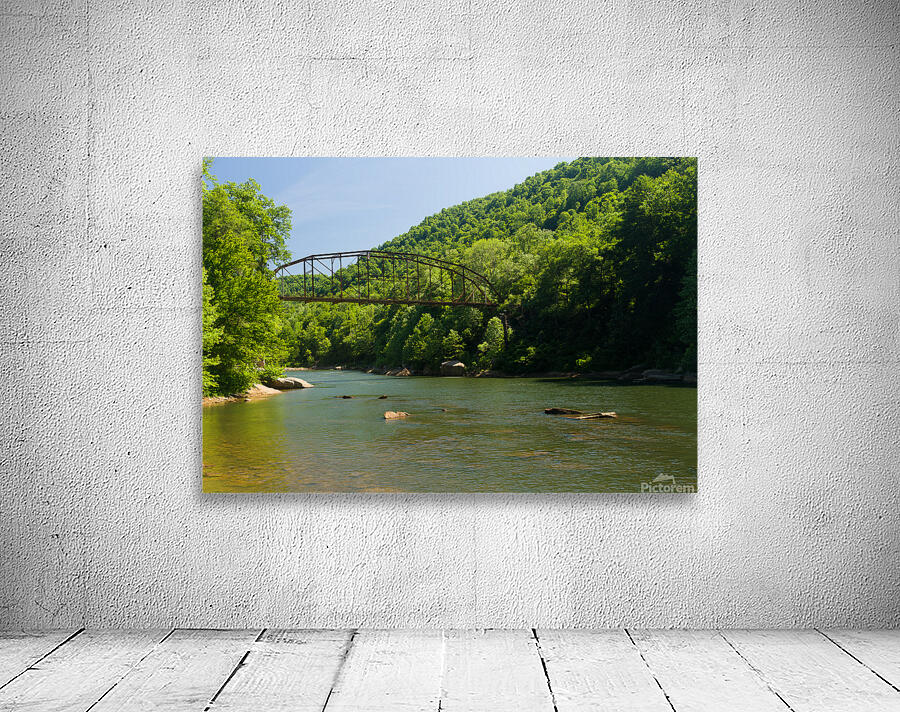 View of Jenkinsburg Bridge over Cheat River Wall Preview