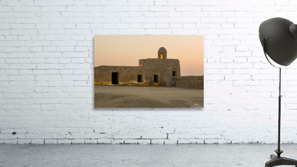 Old Bahrain Fort at Seef at sunset by Steve Heap