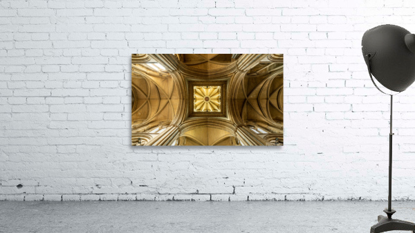 Detail of roof in Truro cathedral in Cornwall Wall Preview