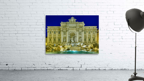 Trevi fountain details in Rome Italy by Steve Heap