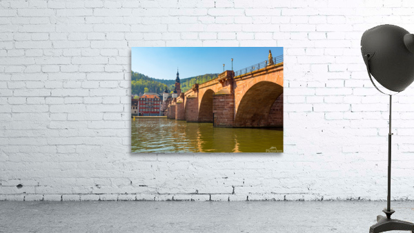Old bridge into town of Heidelberg Germany by Steve Heap