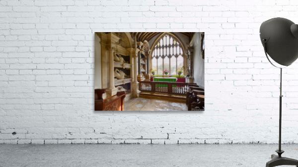 Interior of St Mary Church Swinbrook by Steve Heap