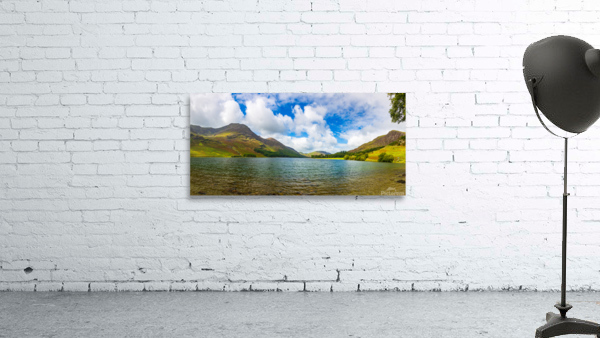 Panorama of Buttermere in Lake District by Steve Heap