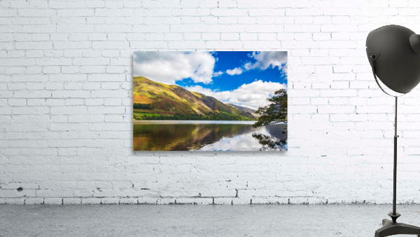Reflections in Buttermere in Lake District by Steve Heap