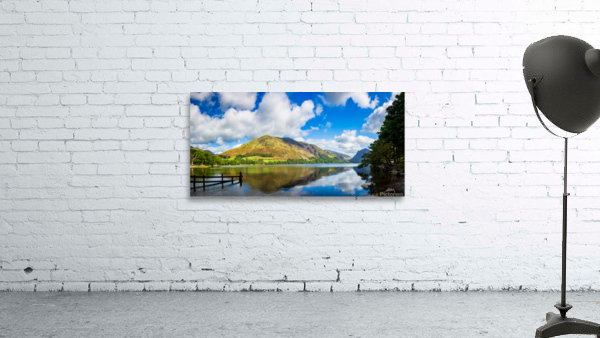 Panorama of Buttermere in Lake District