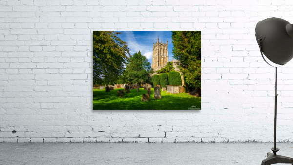 Church and graveyard in Chipping Campden in Cotswolds Wall Preview