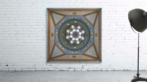 Interior of the dome in the Jumeirah Mosque open to visitors in  Wall Preview