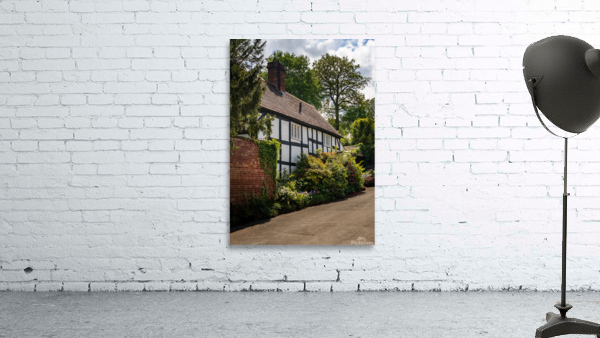 Black and white tudor home on Church Hill in Ellesmere Shropshir by Steve Heap