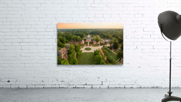 Aerial view of Governors Palace in Williamsburg Virginia by Steve Heap