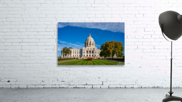 Facade of the State Capitol building in St Paul Minnesota by Steve Heap
