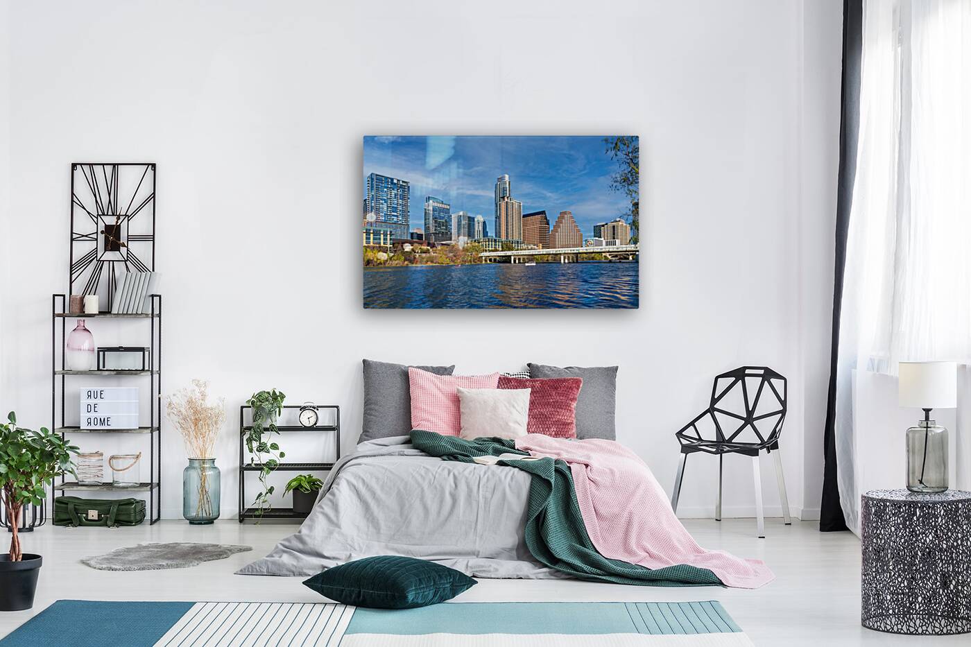 Mixed Use Skyline - Downtown Austin apartments and offices Reproduction