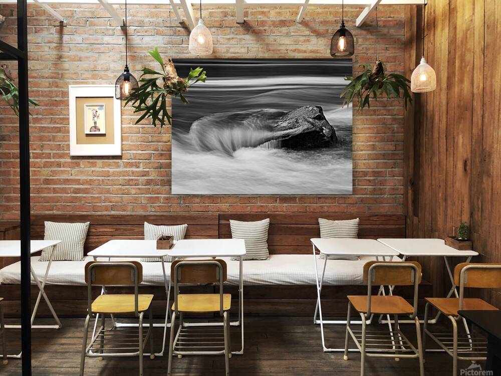 Valley Falls State Park Waterfall in West Virginia Reproduction