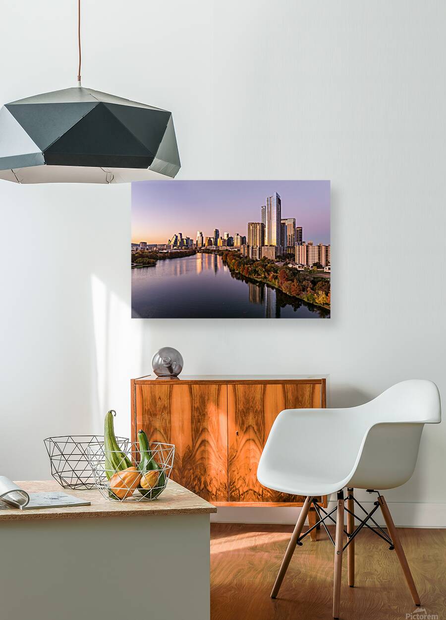 Lady Bird Lake view of Austin Skyline in 2026 Reproduction