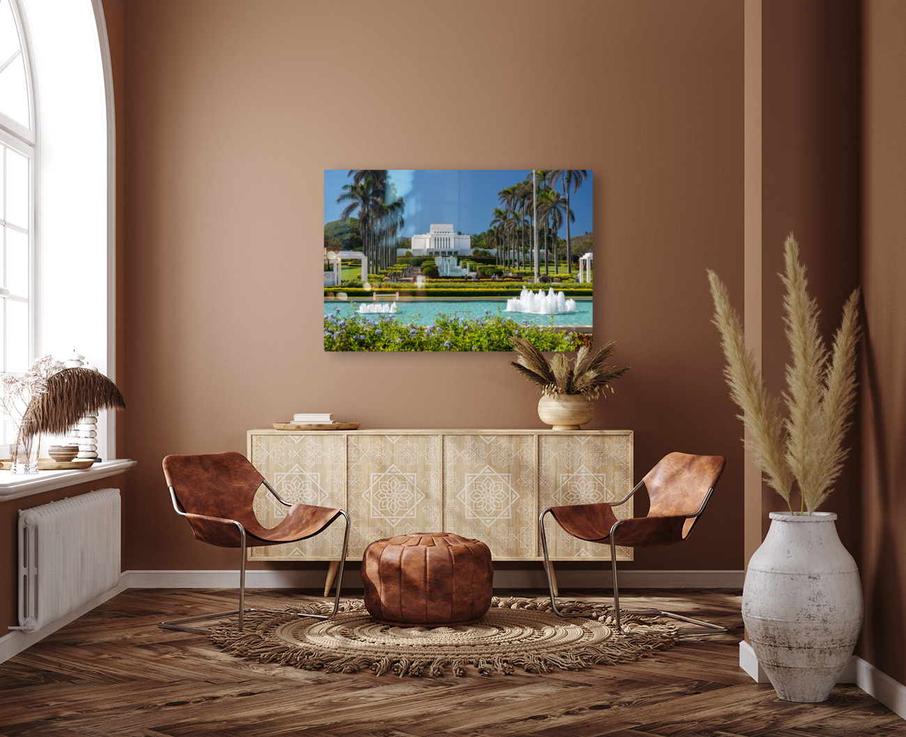 Gardens of Laie Hawaii Temple Reproduction