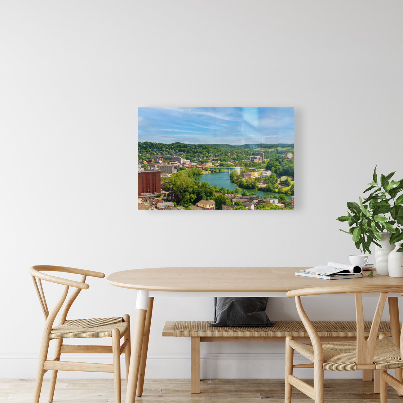 Overview of City of Morgantown WV Reproduction