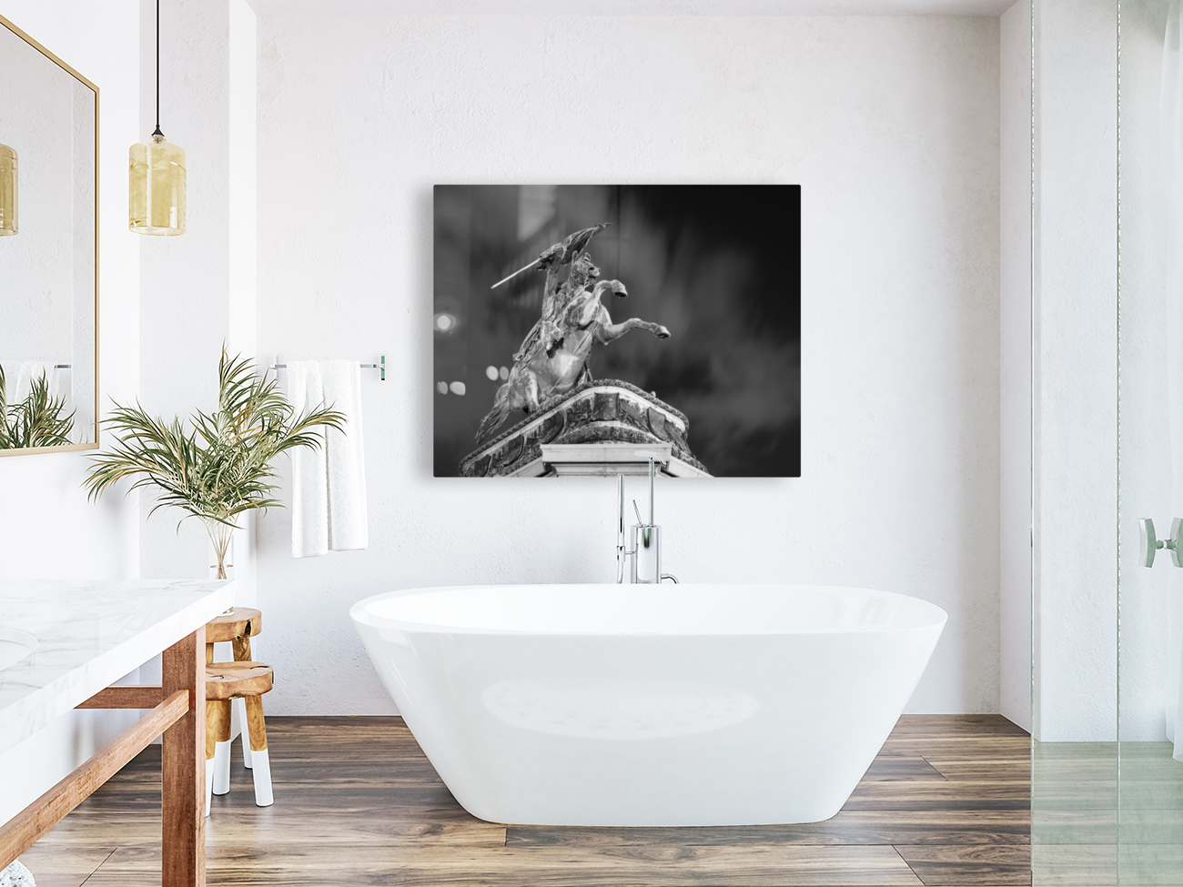 Equestrian statue Heldenplatz Vienna Austria Reproduction