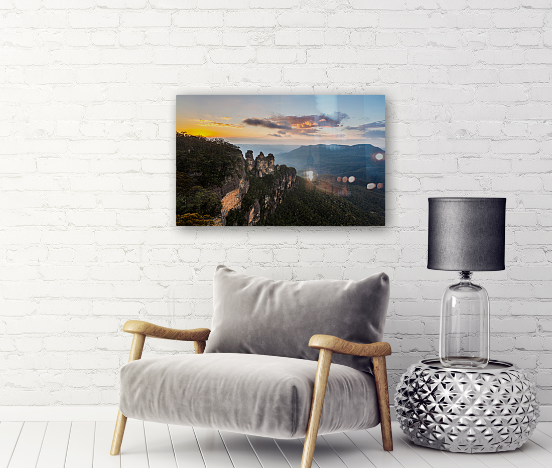Sunrise from Echo Point in Blue Mountains Australia Reproduction