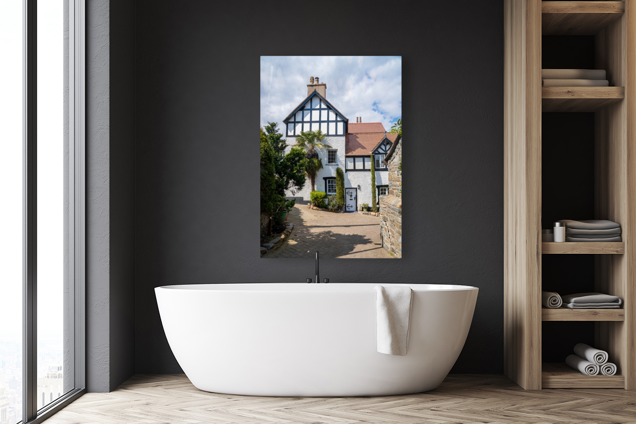 Pretty victorian home in the ancient city of Conwy in North Wale Reproduction