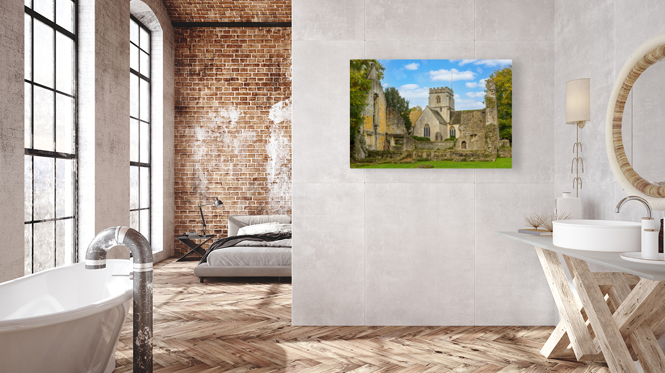 Minster Lovell in Cotswold district of England Reproduction