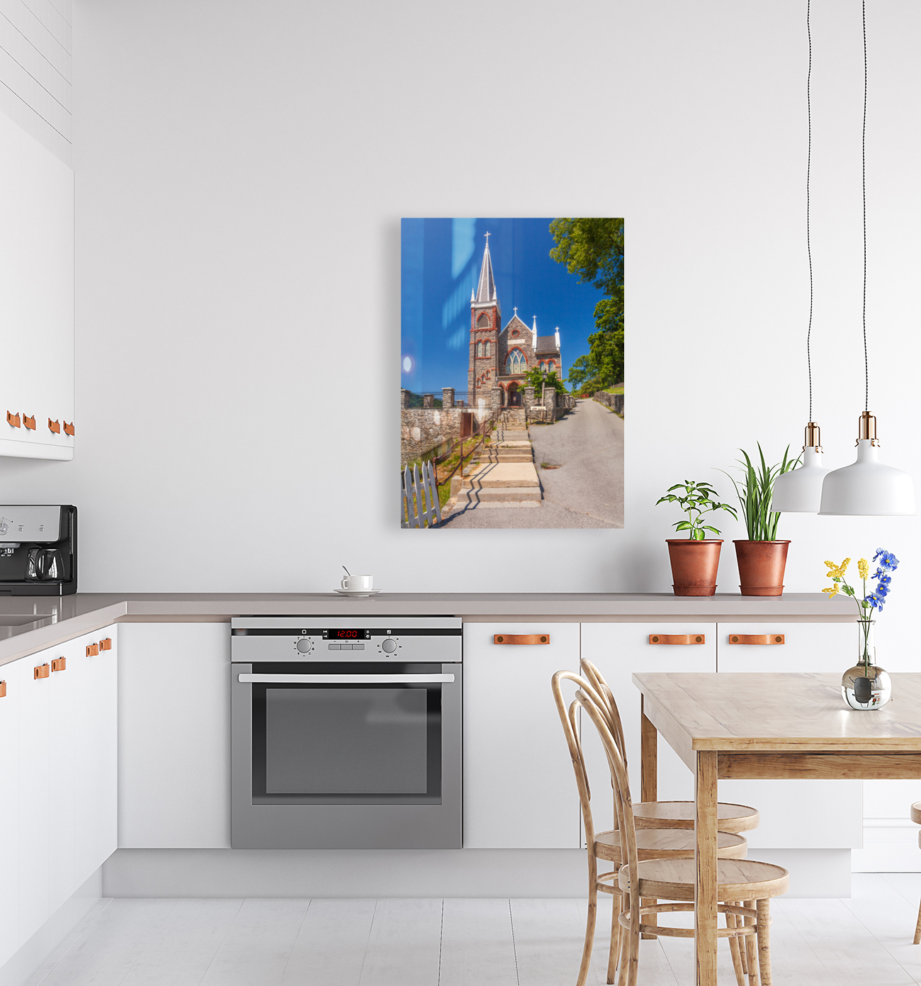 Stone church in National Park Reproduction