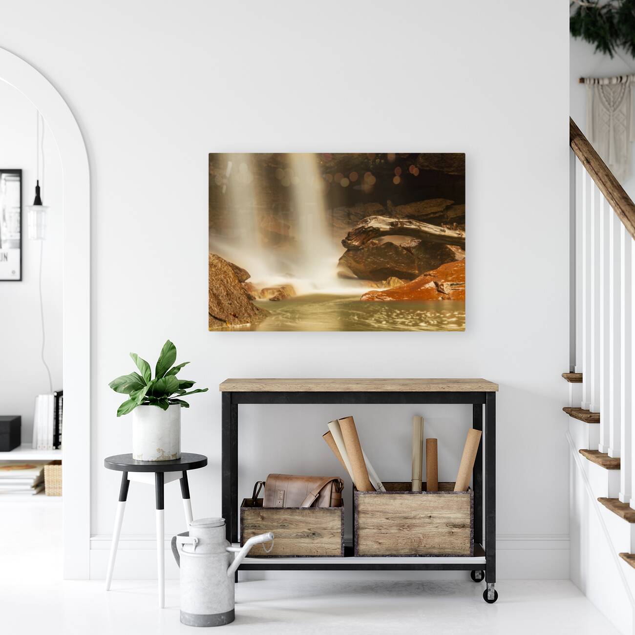 Douglas Falls near Blackwater Canyon trail near Thomas WV Reproduction