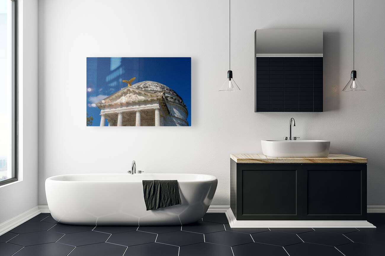 Memorial in National Park for the Vicksburg siege in Mississippi Reproduction