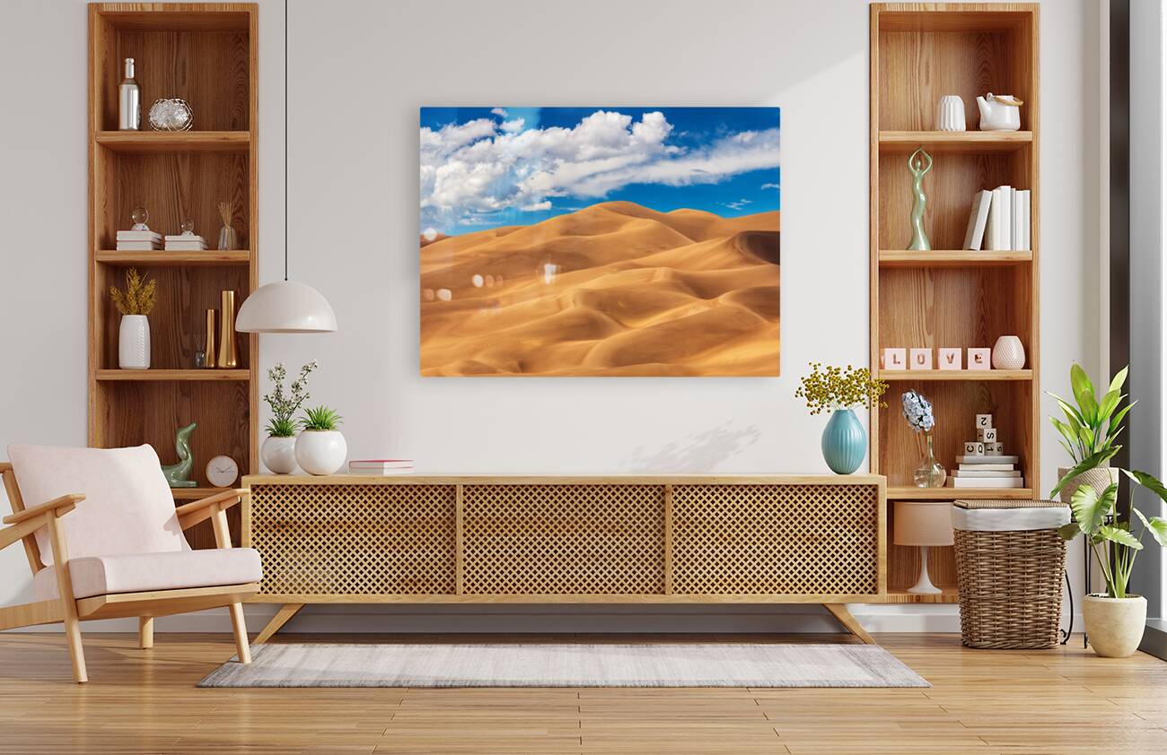 Panorama of Great Sand Dunes National Park Reproduction