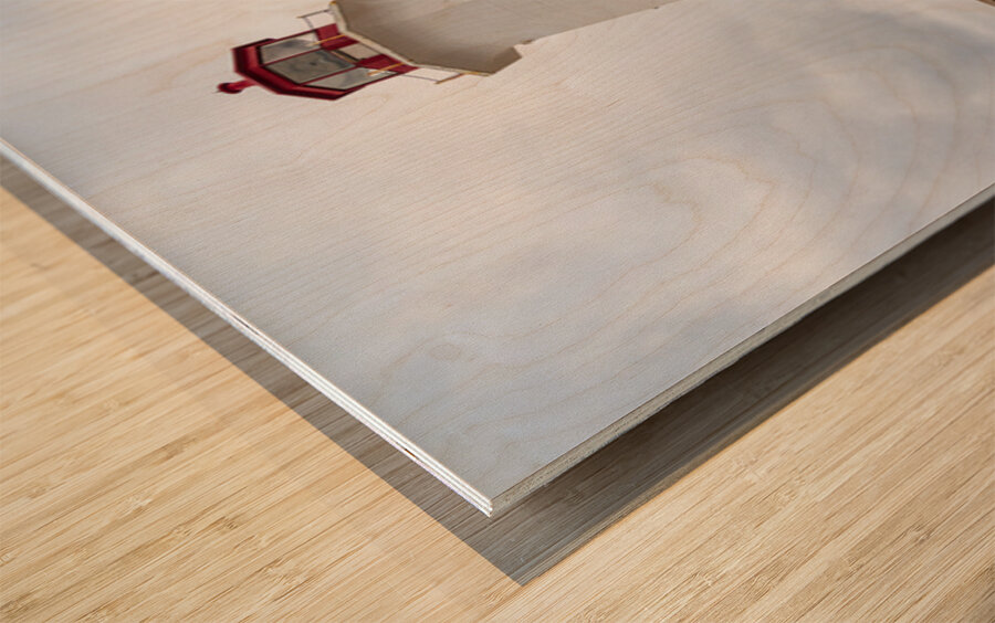 Famous Peggys Cove lightouse near Halifax in Nova Scotia Canada Wood print